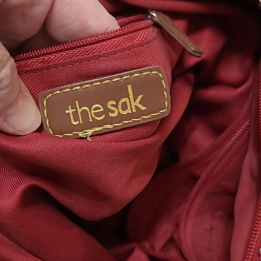 The Sak Colorful Shoulder Bag with Bohemian Stripes